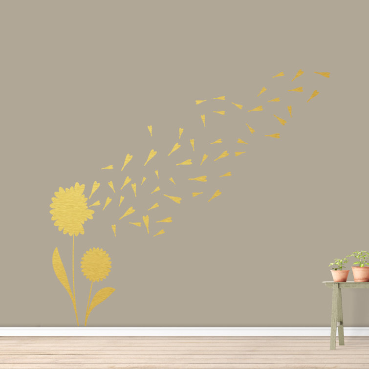 Ebern Designs Dandelions Wall Decal Wayfair